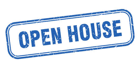 open house stamp. open house square grunge sign. open houseのイラスト素材