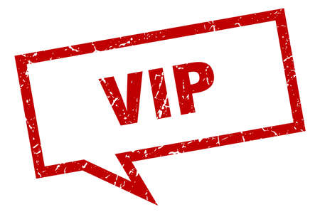vip sign. vip square speech bubble. vipのイラスト素材