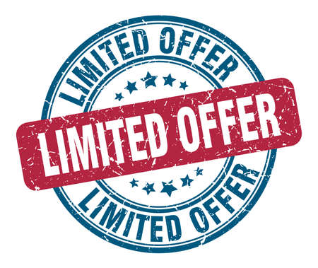 limited offer stamp. limited offer round grunge sign. limited offerのイラスト素材