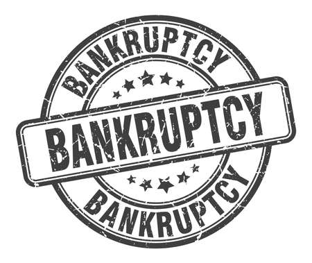 bankruptcy stamp. bankruptcy round grunge sign. bankruptcyのイラスト素材