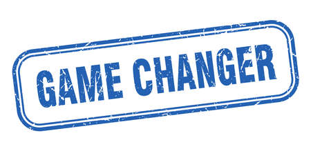 game changer stamp. game changer square grunge sign. game changerのイラスト素材