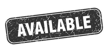 available stamp. available square grungy black sign.のイラスト素材