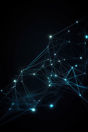 Big data background. Abstract digital network connection background. Technology wallpaper. Network...