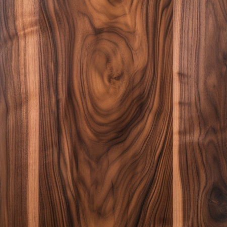 Wooden texture. Walnut wood texture. Walnut wooden plank background. Wood backgroundの写真素材