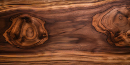 Wooden texture. Walnut wood texture. Walnut wooden plank background. generative ai wood backgroundの素材