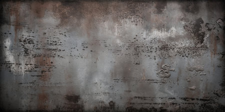 Grunge metal background. Rusty metal texture. Scratched grunge metallic texture. Rusted metallic...