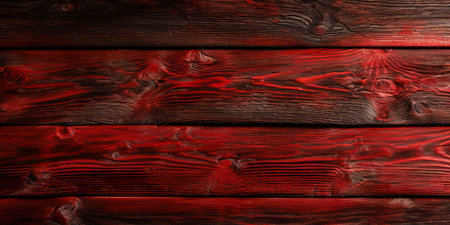 Red wooden planks background. Wooden texture. Wood plank background. Red wood textureの写真素材