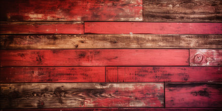 Red wooden planks background. Wooden texture. Wood plank background. Red wood textureの素材