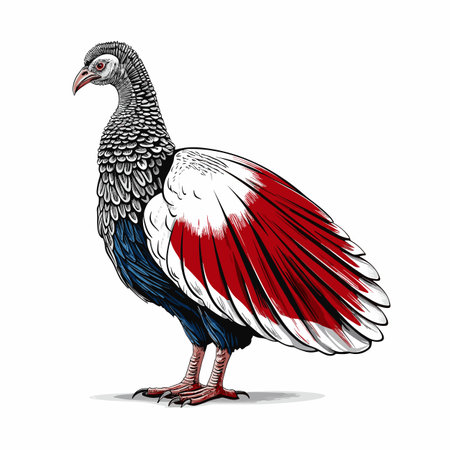 Turkey. Turkey hand-drawn illustration. Vector doodle style cartoon illustrationのイラスト素材