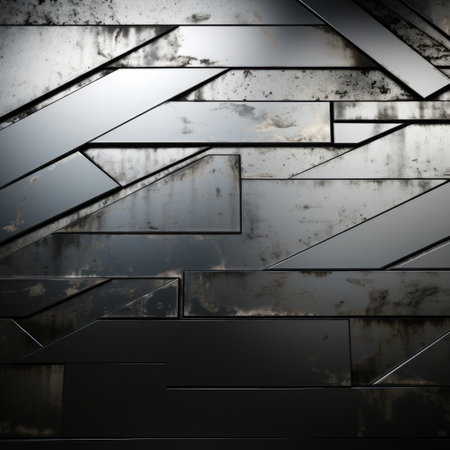 Abstract modern metalic texture. Futuristic metal plates banner. Metal backgroundの素材