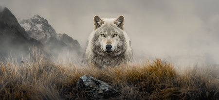 Wolf poster. Wolf wallpaper