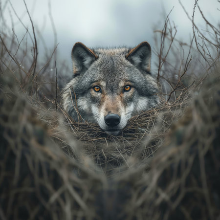Wolf poster. Wolf wallpaper