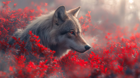 Wolf poster. Wolf wallpaper
