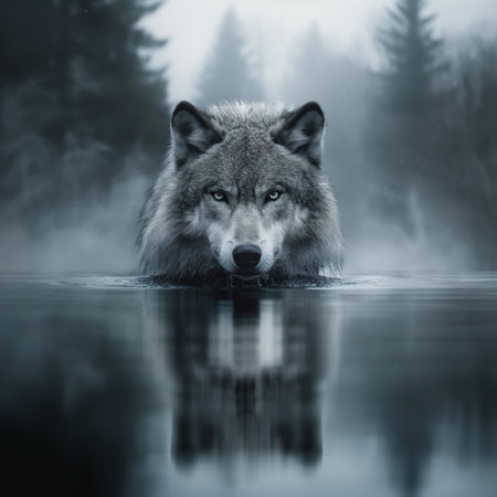 Wolf poster. Wolf wallpaperの素材