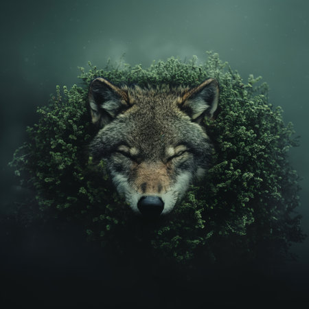 Wolf poster. Wolf wallpaper
