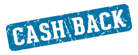 cash back stamp. cash back rectangular sign isolated on transparent backgroundのイラスト素材