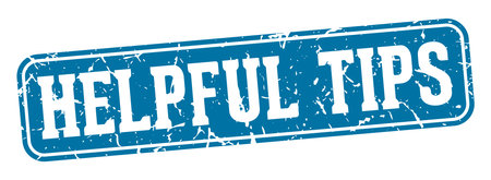helpful tips stamp. helpful tips rectangular sign isolated on transparent backgroundのイラスト素材