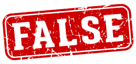 false stamp. false rectangular sign isolated on transparent backgroundのイラスト素材