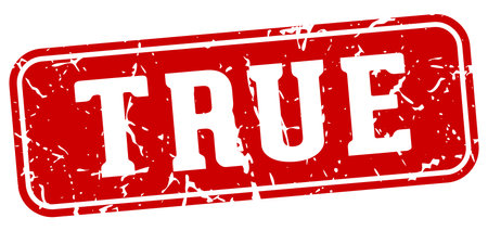 true stamp. true rectangular sign isolated on transparent backgroundのイラスト素材