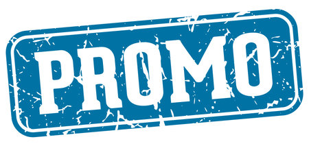 promo stamp. promo rectangular sign isolated on transparent backgroundのイラスト素材