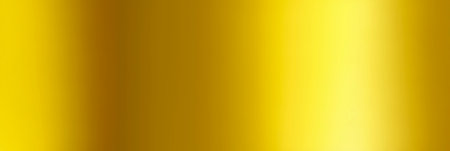 Minimalist gradient. Abstract golden metallic foil background. Smooth banner or wallpaperの写真素材