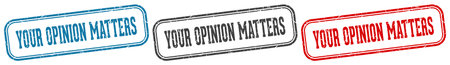 your opinion matters stamp. your opinion matters stamp set on white backgroundのイラスト素材