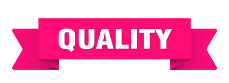 quality ribbon. quality ribbon isolated on transparent backgroundのイラスト素材