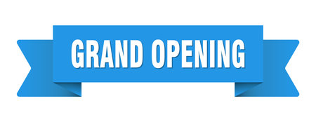 grand opening ribbon. grand opening ribbon isolated on transparent backgroundのイラスト素材