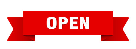 open ribbon. open ribbon isolated on transparent backgroundのイラスト素材