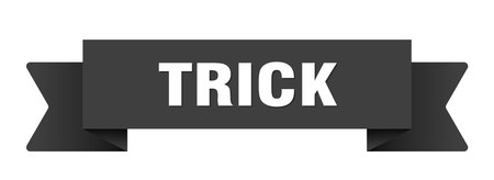 trick ribbon. trick ribbon isolated on transparent backgroundのイラスト素材