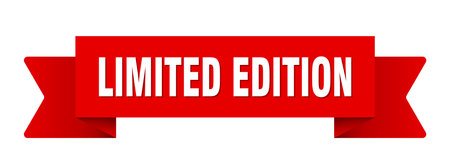 limited edition ribbon. limited edition ribbon isolated on transparent backgroundのイラスト素材