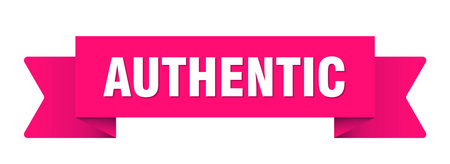 authentic ribbon. authentic ribbon isolated on transparent backgroundのイラスト素材