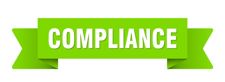 compliance ribbon. compliance ribbon isolated on transparent backgroundのイラスト素材