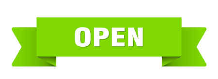 open ribbon. open ribbon isolated on transparent backgroundのイラスト素材