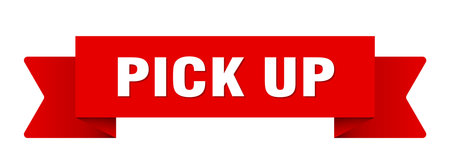 pick up ribbon. pick up ribbon isolated on transparent backgroundのイラスト素材