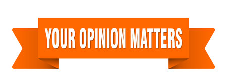 your opinion matters ribbon. your opinion matters ribbon isolated on transparent backgroundのイラスト素材