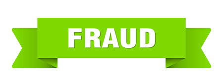 fraud ribbon. fraud ribbon isolated on transparent backgroundのイラスト素材