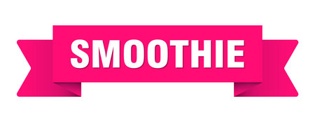 smoothie ribbon. smoothie ribbon isolated on transparent backgroundのイラスト素材