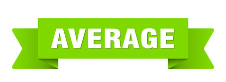 average ribbon. average ribbon isolated on transparent backgroundのイラスト素材