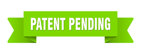 patent pending ribbon. patent pending ribbon isolated on transparent backgroundのイラスト素材