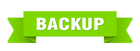 backup ribbon. backup ribbon isolated on transparent backgroundのイラスト素材
