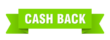 cash back ribbon. cash back ribbon isolated on transparent backgroundのイラスト素材