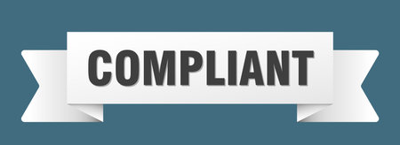 compliant ribbon. compliant ribbon isolated on transparent backgroundのイラスト素材