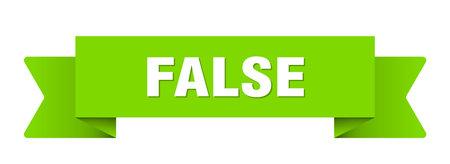 false ribbon. false ribbon isolated on transparent backgroundのイラスト素材