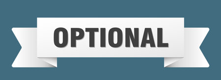 optional ribbon. optional ribbon isolated on transparent backgroundのイラスト素材