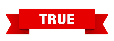 true ribbon. true ribbon isolated on transparent backgroundのイラスト素材