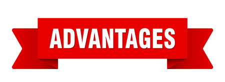 advantages ribbon. advantages ribbon isolated on transparent backgroundのイラスト素材