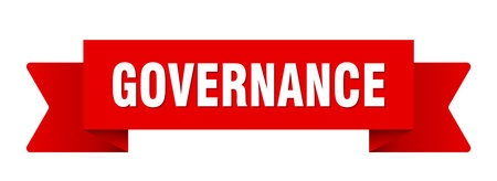 governance ribbon. governance ribbon isolated on transparent backgroundのイラスト素材
