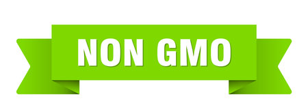 non gmo ribbon. non gmo ribbon isolated on transparent backgroundのイラスト素材
