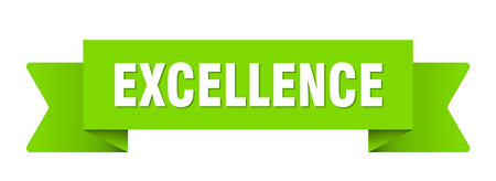 excellence ribbon. excellence ribbon isolated on transparent backgroundのイラスト素材
